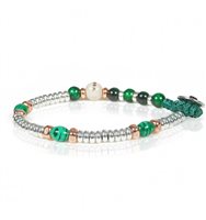 Bracciale Gerba in Argento Malachite MA14